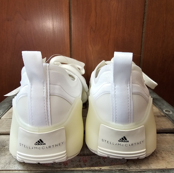 NWT Adidas x Stella Mc Cartney Treino White Sneakers Size 7 - Picture 5 of 11
